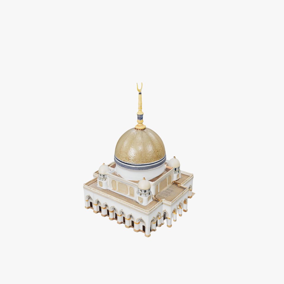 Ornate Mosque Architecture Model Pack